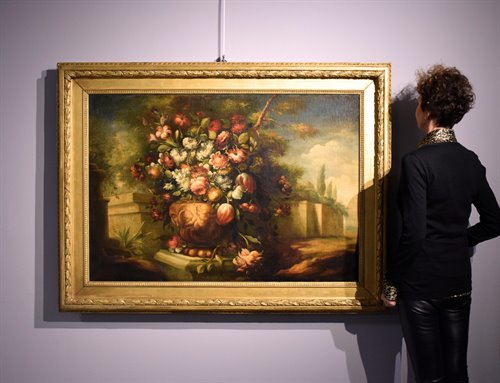 Still Life of Flowers in a Medici Vase